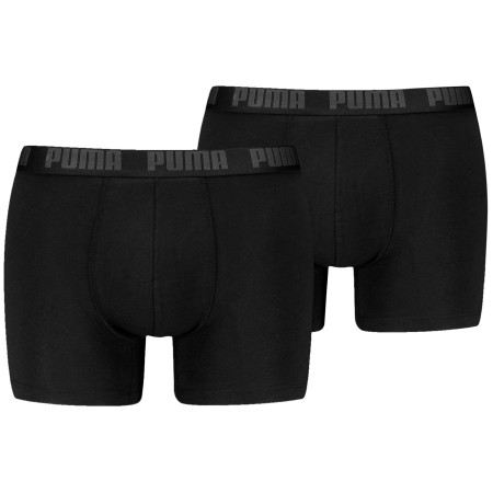Herren-Boxershorts Puma Everyday Basic Boxer 2P schwarz black / black