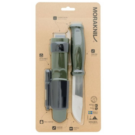 Messer Morakniv Kansbol (S) Survival Kit Green