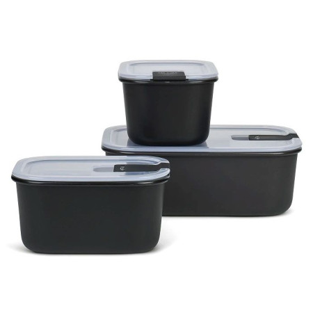 Lebensmittelbox Mepal EasyClip 2x450 + 1000 ml schwarz Nordic Black