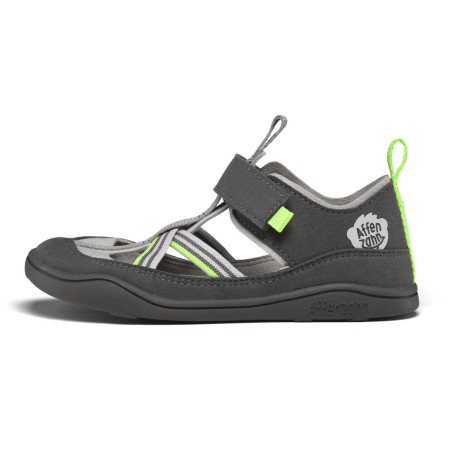 Kindersandalen Affenzahn Vegan Breezy grau/grün Panther