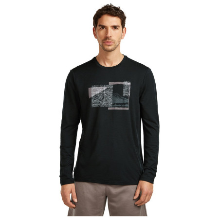 Herren-T-Shirt Icebreaker Men Merino 150 Tech Lite LS Tee Peak Balance
