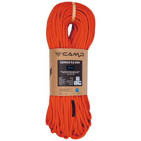 Kletterseil Camp Genius 9.0 Dry - 70m rot Red