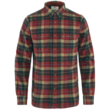 Herrenhemd Fjällräven Singi Heavy Flannel Shirt M rot Deep Red