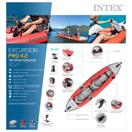 Luftkajak Intex Excursion PRO Kayak 68309NP