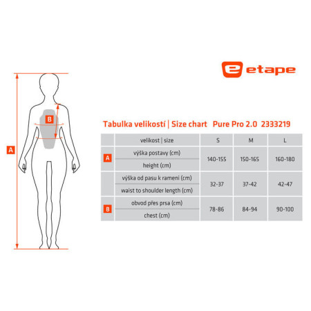 Damen Rückenprotektor Etape PURE PRO 2.0