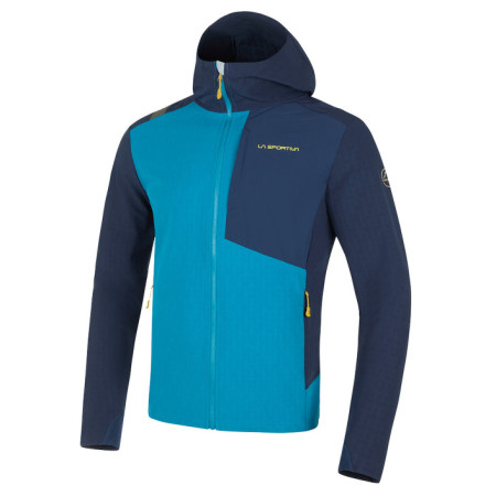 Herrenjacke La Sportiva Descender Storm Jkt M (2023) blau/hellblau Crystal/Night Blue