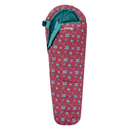 Schlafsack Loap Galla Flowers rosa Pink