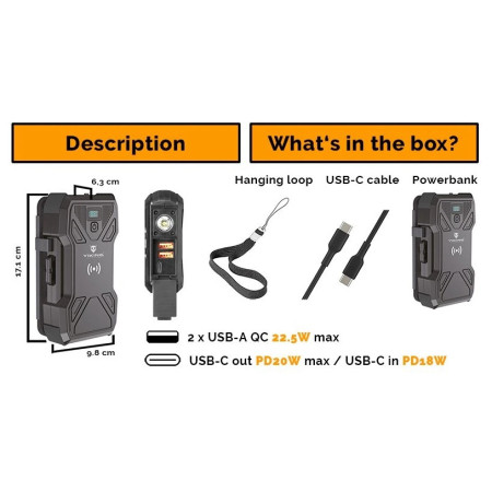 Solar-Powerbank Viking Technology Tyr III