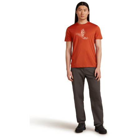 Herren T-Shirt Icebreaker Merino 150 Tech Lite Skiing Yeti