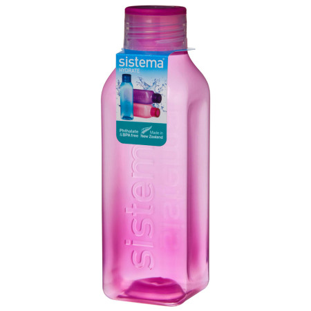 Flasche Sistema Square 725ml rosa