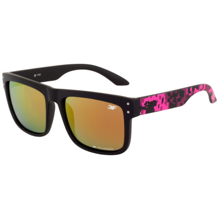 Brille 3F Rumble schwarz/rosa