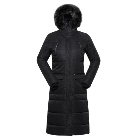 Damen-Wintermantel Alpine Pro Berma schwarz black