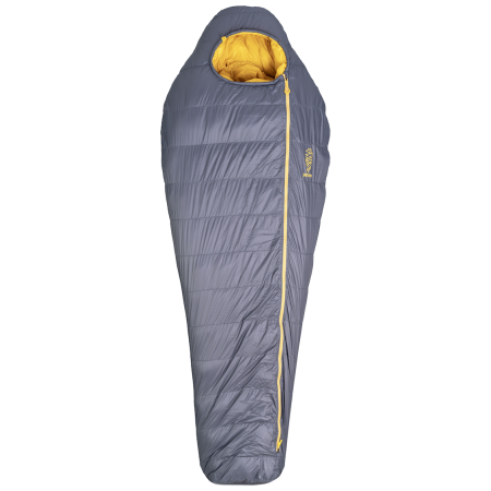 Daunenschlafsack Patizon D 590 S (156-170 cm) schwarz/gelb Anthracite / Gold