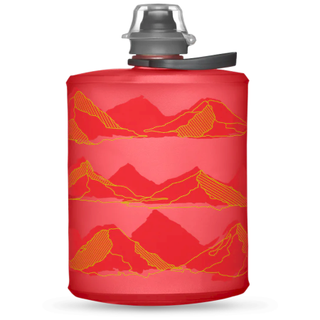 Wasser Faltflasche Hydrapak Stow Mountain 500ml rot Redwood