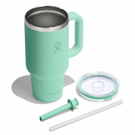 Thermotasse Hydro Flask 32 Oz Travel Tumbler Clear Lid