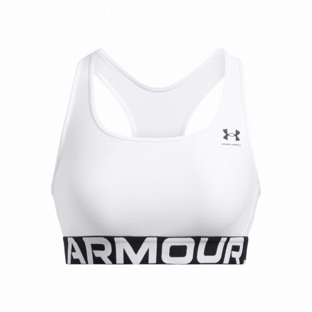 Büstenhalter Under Armour HG Authentics Mid Branded weiß White / / Black