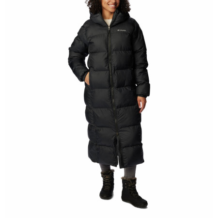 Damen-Wintermantel Columbia Puffect™ Long Jacket schwarz Black