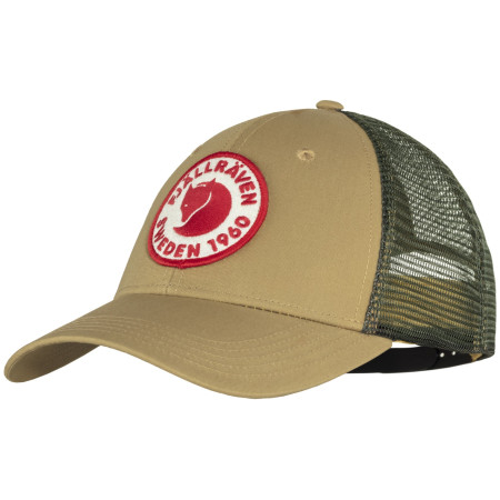 Baseballmütze Fjällräven 1960 Logo Långtradarkeps beige Buckwheat Brown