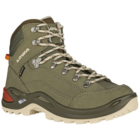 Damenschuhe Lowa Renegade GTX Mid Ls grün grey green