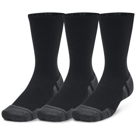 Socken-Set Under Armour Performance Tech 3pk Crew schwarz Black / Black / Jet Gray
