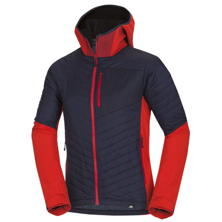 Herrenjacke Northfinder Rayan blau/rot Bluered