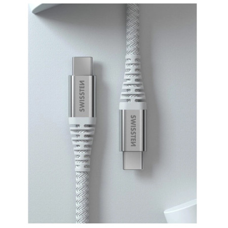 Kabel Swissten Kevlar USB C / USB C 1,5 m