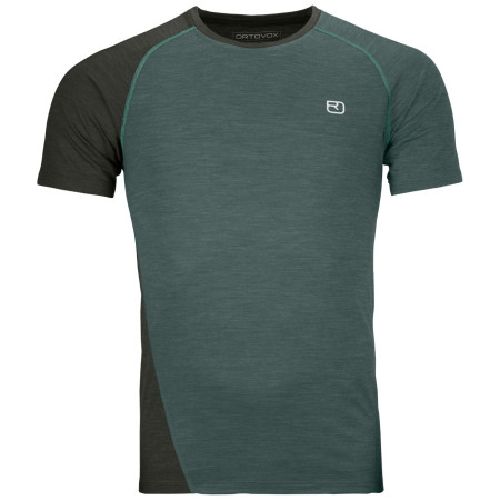 Herren-Funktionsshirt Ortovox 120 Cool Tec Fast Upward Ts M blau/grau dark arctic grey
