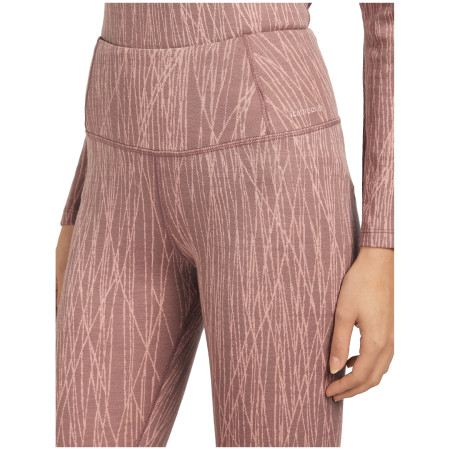 Damen-Leggings Icebreaker Women Merino 260 Tech Vertex High Rise Leggings Delta Lines AOP