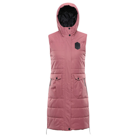 Damenweste Alpine Pro Harda rosa DUSTY ROSE