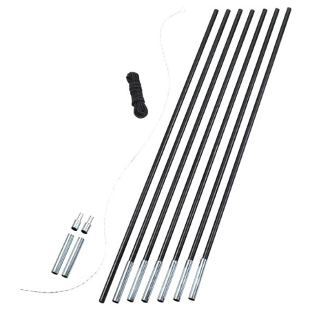 Segmente Easy Camp Pole DIY Set 12.5 mm schwarz Black