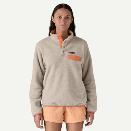 Damen-Sweatshirt Patagonia W's LW Synch Snap-T P/O