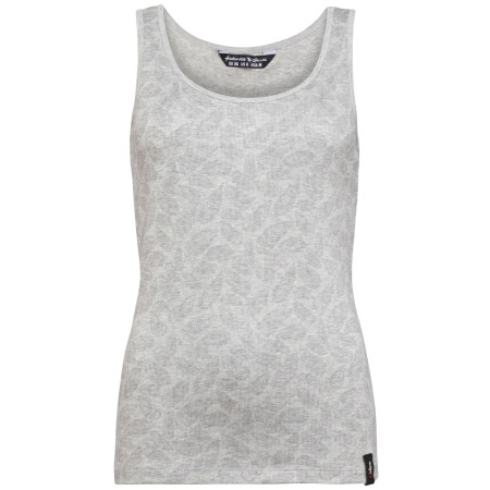 Damenunterhemd Chillaz Telendos Feather Ornament hellgrau LightGrayMelange