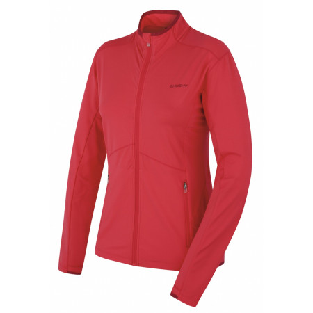 Damen-Sweatshirt Husky Tarp Zip rosa Pink