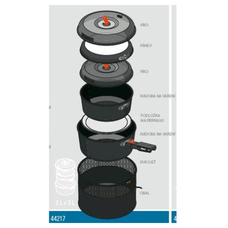 Geschirrset GSI Outdoors Bugaboo Base Camper Medium