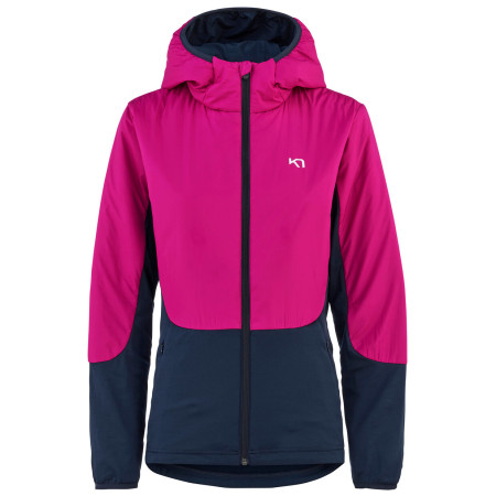 Damenjacke Kari Traa Sanne Hybrid rosa/blau Fucha