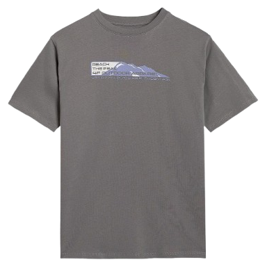 Kinder-T-Shirt 4F Tshirt M2409 grau MIDDLE GREY