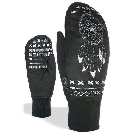 Damenhandschuh Level Bliss Coral Mitt schwarz/weiß Blackwhite