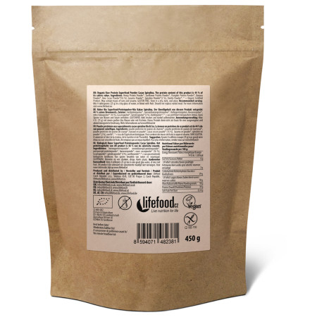 Proteinpulver Lifefood PROTEIN BIO RAW Kakao 450g