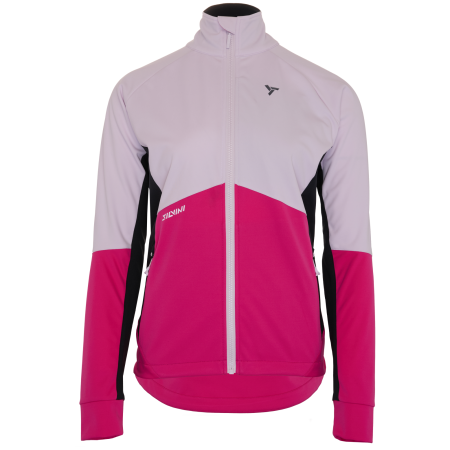Damen-Radtrikot Silvini Pusteria rosa blush-fuchsia