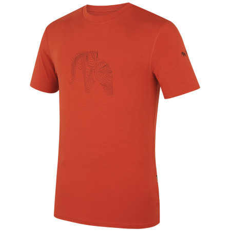 Herren-T-Shirt Zulu Bambus Elephant 210 Short orange terracotta