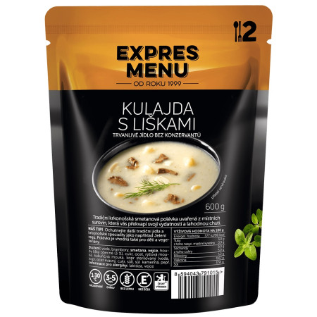 Suppe Expres menu Kulajda mit Pfifferlingen (2 Portionen)