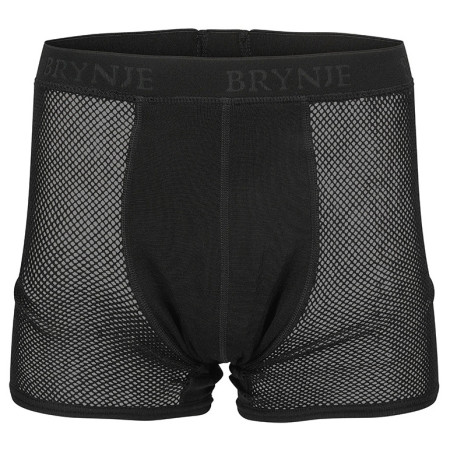 Herren funktionelle Boxershorts Brynje of Norway Wool Thermo Boxers schwarz black