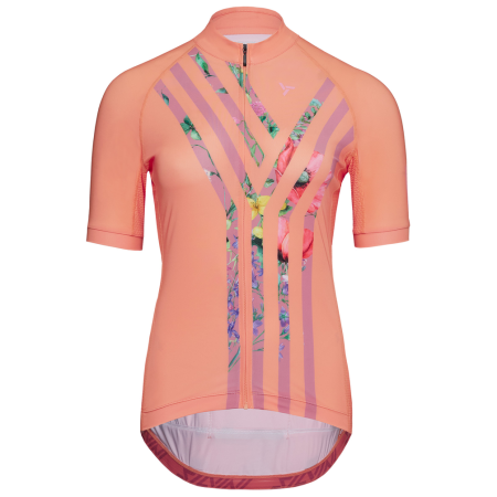 Damen-Radtrikot Silvini Calnia rosa coral-blush