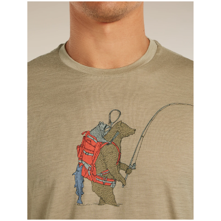 Herren-Funktionsshirt Icebreaker Merino 150 Tech Lite SS Tee Bear Catch