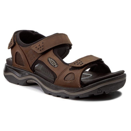 Herrensandalen Keen Rialto II 3 Point braun DarkEarth/Black