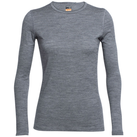 Damen-T-Shirt Icebreaker Women's 200 Oasis Long Sleeve grau GritstoneHthr