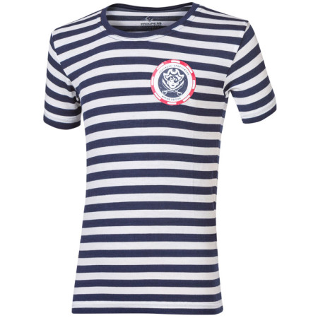 Kinder-T-Shirt Progress Pirat blau/weiß