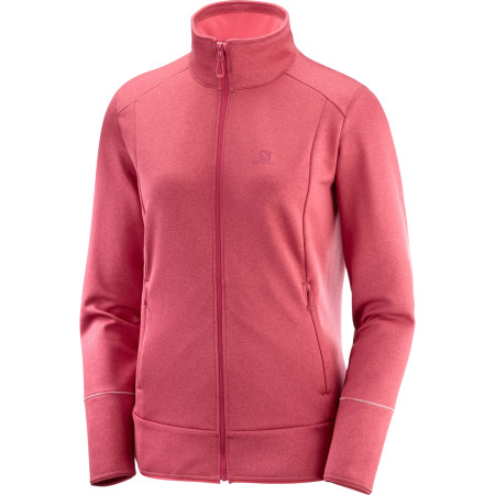 Damen-Sweatshirt Salomon Discovery Fz rosa GarnetRose