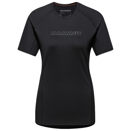 Damen-T-Shirt Mammut Selun FL T-Shirt Women Logo schwarz black