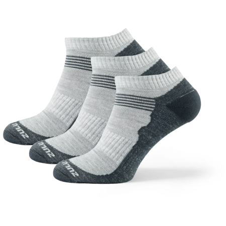 Socken Zulu Merino Summer 3-pack grau grey